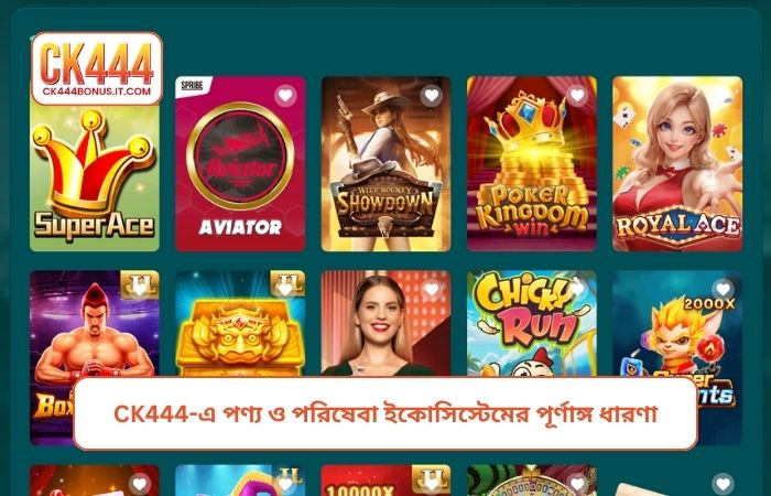 CK444-এ পণ্য ও পরিষেবা ইকোসিস্টেমের পূর্ণাঙ্গ ধারণা